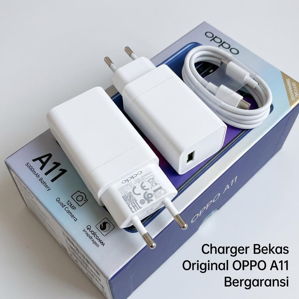 Adaptor Charger OPPO AK779GB Original Bekas Fast Charging Untuk OPPO A11