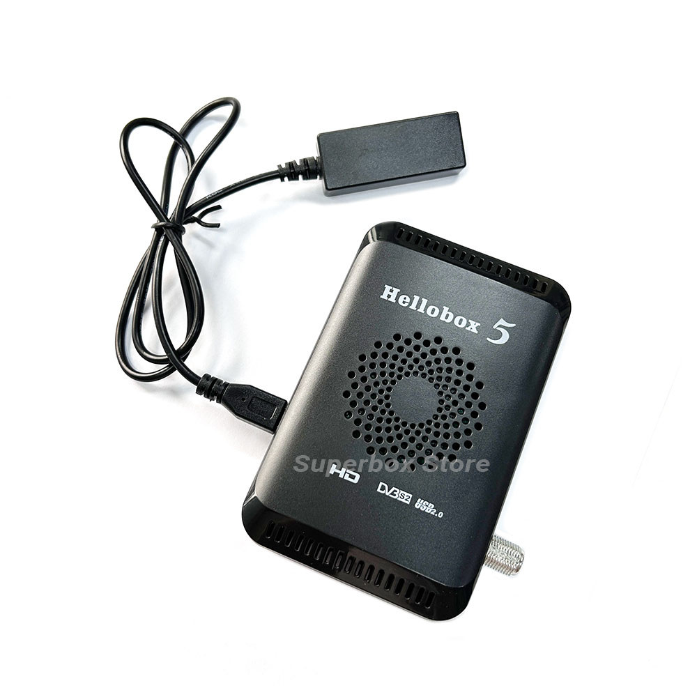 Hellobox 5 Digital Satellite Receiver Support WiFi Dongle 3G Modem USB 2.0 Full HD DVB S2