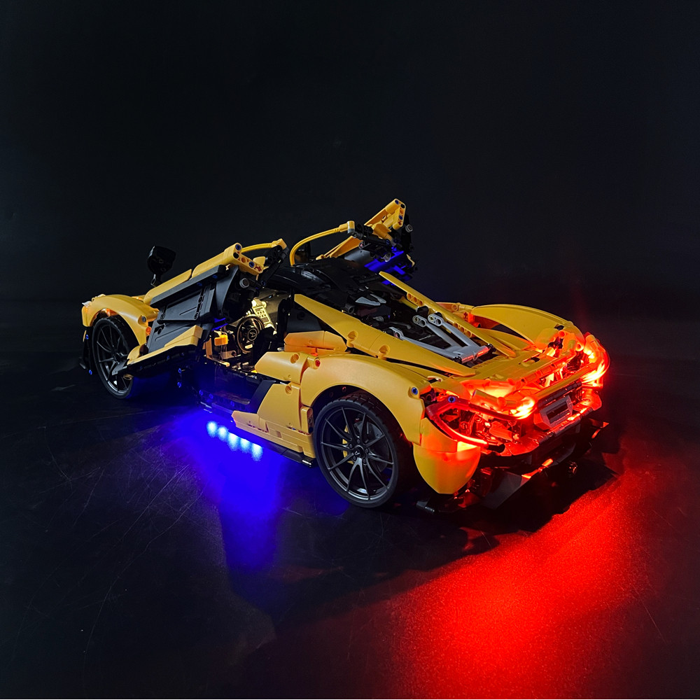 BYB LED Light Kit For LEGO 42172 Technic McLaren P1 Remote Control (Not Include Model)