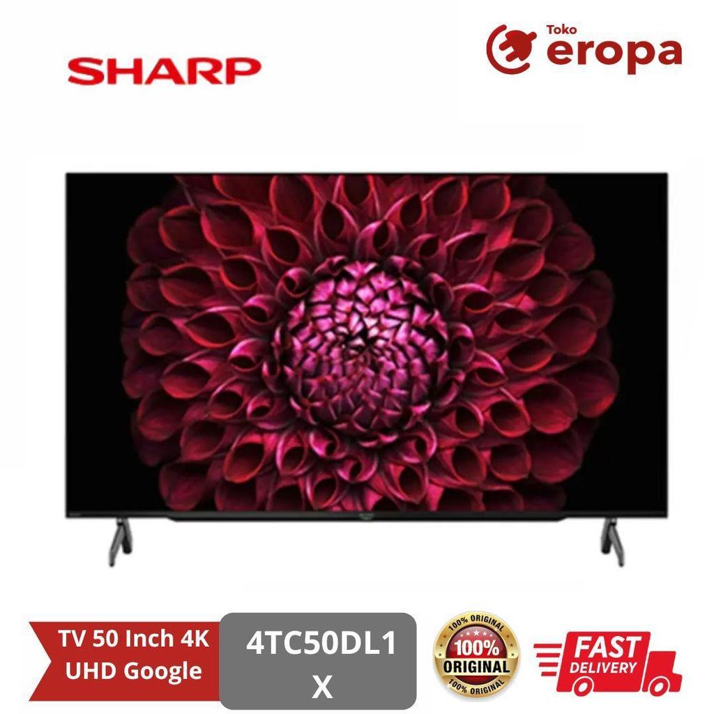 TV 50 Inch 4K UHD Android Sharp 4TC50DL1X