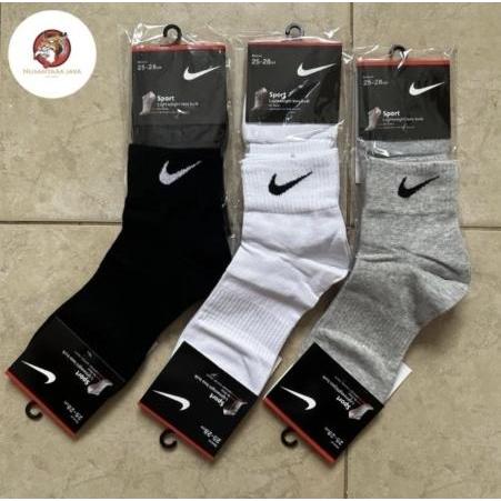 Premium Nike - Kaos Kaki Olahraga Pria Made In Usa Bahan Tebal Premium Isi 1 Pasang Nyaman Untuk
