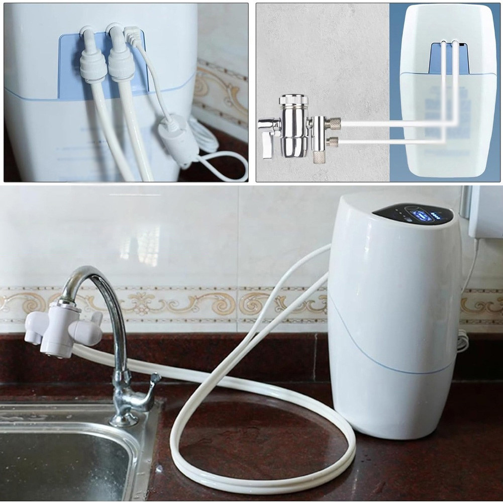 1.5m Water Purifiers Double Tube Connection Sets With Inlet And Drain Hose For Amway= ESpring Water