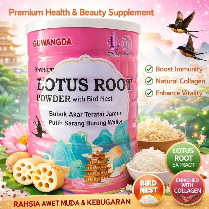 "New" OUFEN LOTUS ROOT POWDER SUP TERATAI SARANG BURUNG DAN TREMELA BUBUR AKAR TERATAI