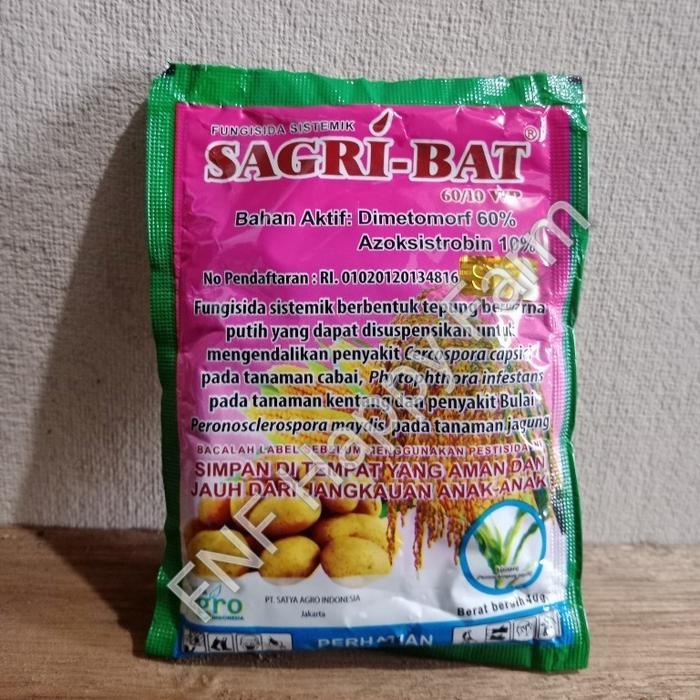 Fungisida Sistemik Dimetomorf Azoksistrobin 40 Gram untuk Tanaman Cabai Kentang Jagung