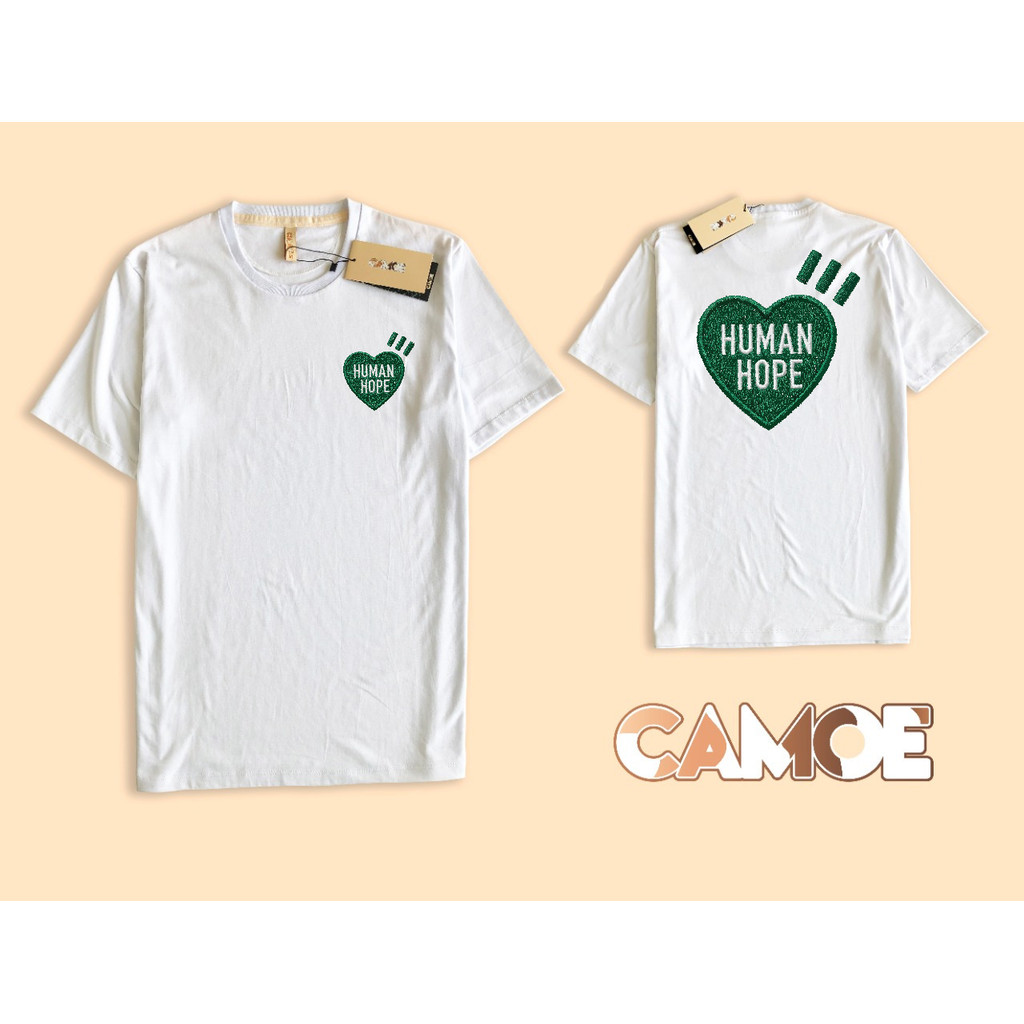 Kaos Tshirt Depan Belakang Human Hope x J Hope BTS Japanese streetwear Human Made Logo