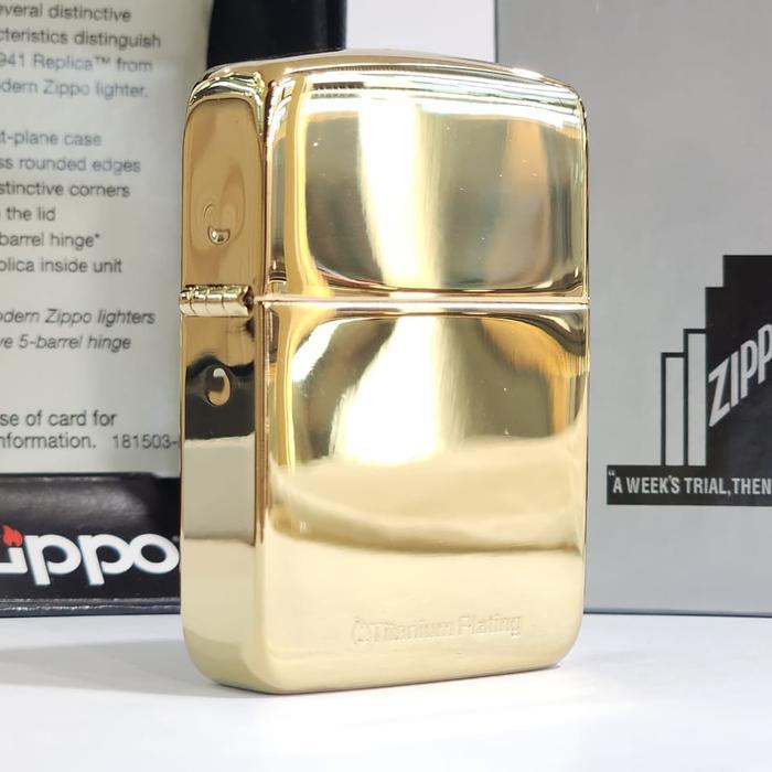 Zippo 1941 Titanium Plated Gold 5977975