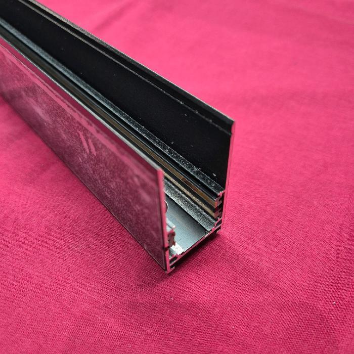 Lampu Rel Magnetic Track Light Bahan Aluminium Panjang 1 Meter Outbow Rel Lampu Magnet Sorot