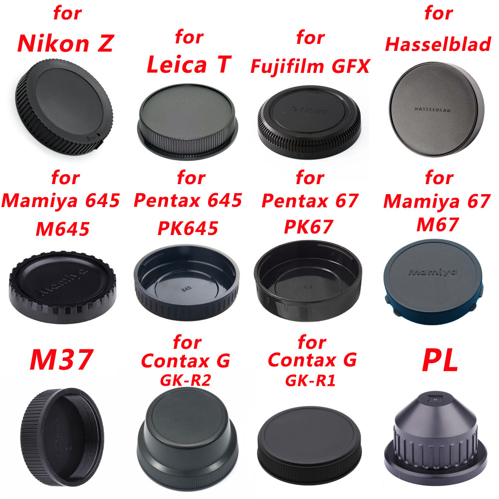1pc / 5pcs Rear Lens Cap for Nikon Z Leica T Fujifilm GFX Hasselblad Mamiya M645 67 Pentax 645 PK67