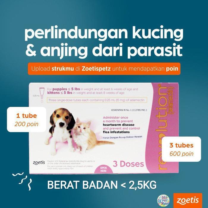 Terlaris Revolution Obat Kutu Kucing/Revolution Obat Kutu Anjing