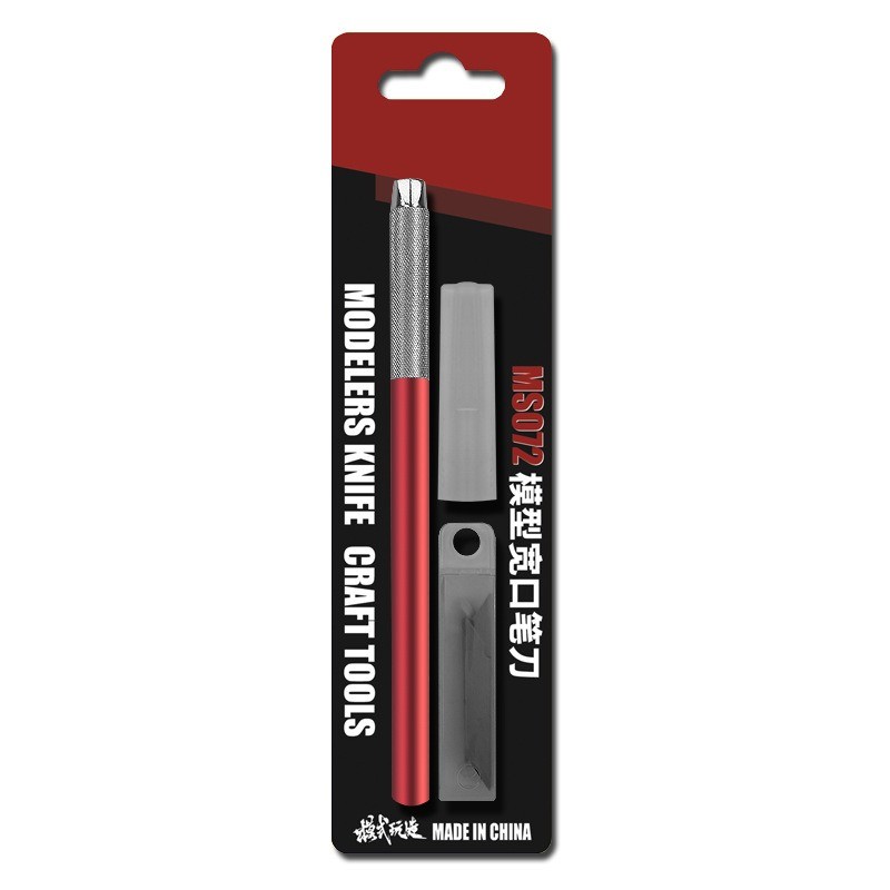 MSWZ MS-072 Model Full Metal Wide Mouth Pencil Knife High Carbon Steel Hobby Cutting Tool for Gundam