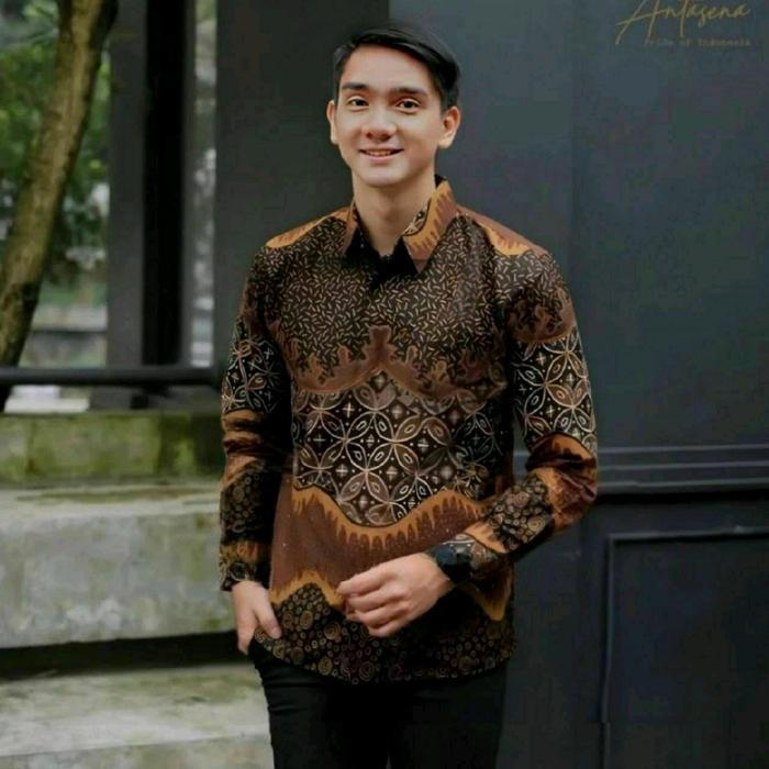 BERGARANSI Baju Batik Pria Kemeja Batik Baju Batik Pria Model Kekinian Modern TERBARU
