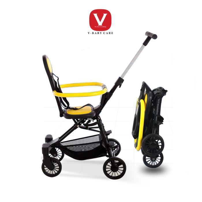 TERLARIS V-BABYCARE Stroller Baby Kereta Dorong Balita Lipat Magic Stroller Baby 2 Way Travel /
