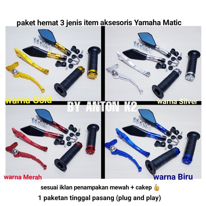 Ada Stok HANDGRIP/HANDFAT P3 VARIASI MOTOR MIO J-MIO M3-FINO NEW-MIO GT-SOUL GT