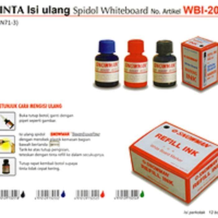 "New" REFILL SPIDOL WHITEBOARD / REFILL TINTA SPIDOL WHITEBOARD SNOWMAN