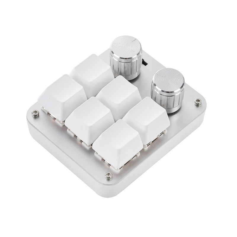 6-KEY DUAL KNOB/9-KEY MECHANICAL CUSTOM KEYBOARD PROCREATE DESIGNER KEYBOARD MACRO PS