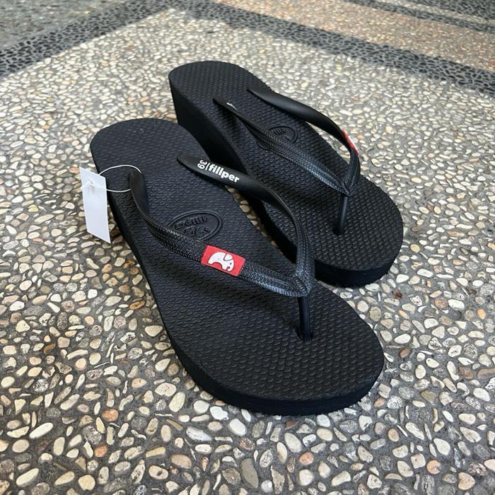 TERMURAH SANDAL SENDAL HAK 5 CM WEDGES FIPPER PREMIUM CEWEK WANITA PROMO