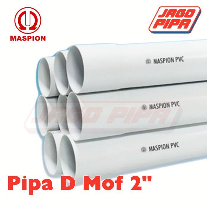 Maspion Pipa D 2 Inch Putih Mof Pvc 4 Meter Paralon 2" Putih