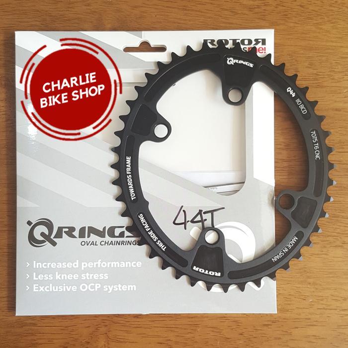 Chainring ROTOR QRINGS Oval 44T BCD110x4 - Rotor Aldhu - Shimano