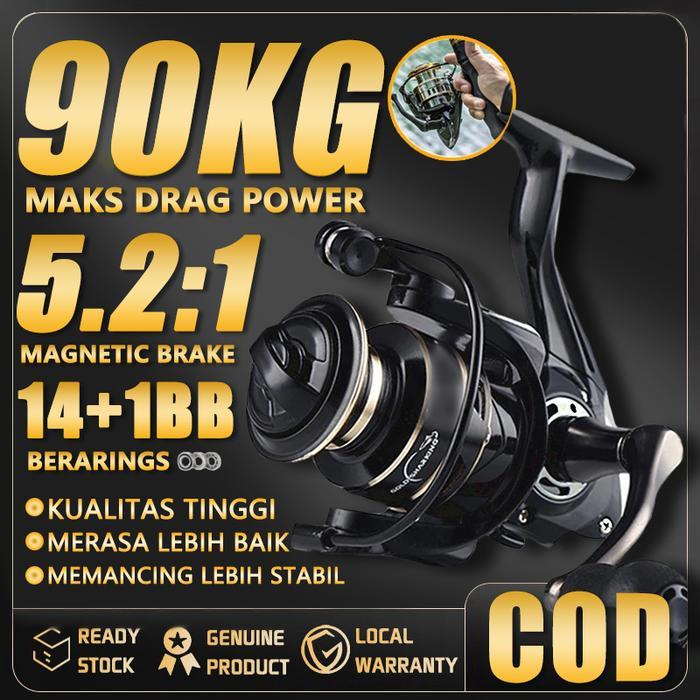 Maguro - Pancing Reel Nx2000-7000 Asli Besi Fishing Reel Mesin Pancing Reel Kuat Metal Spinning Reel