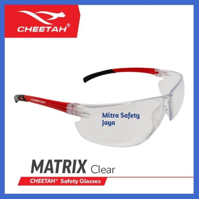 Safety Cheetah Matrix Kacamata Safety Cheetah Matrix Clear / Safety Glasses Cheetah