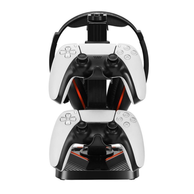 [NEW A09R? Game RGB Headset Gamepad Stand With 8 Lighting Effects Controller Holder 3 USB Ports For