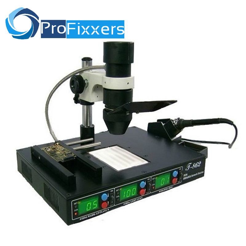 PUHUI T862 T-862 IRDA Infrared bga rework machine, BGA SMD SMT desoldering Rework Station, hot