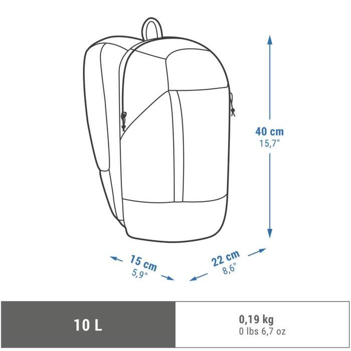 Decathlon Quechua Tas Ransel Carrier Outdoor Arpenaz 10 L Original