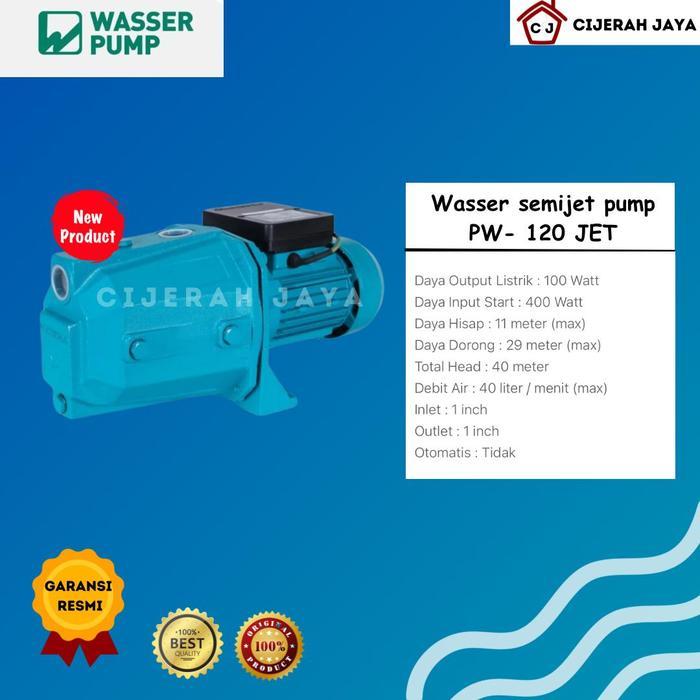 WASSER POMPA SEMI JETPUMP PW 120 JET / SEMI JET WASSER PW120JET PW 120JET MANUAL