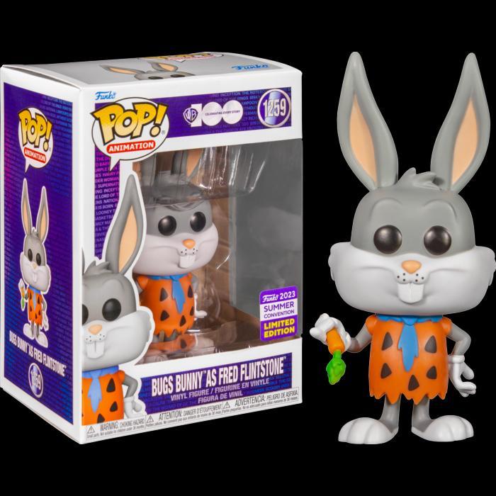 HOT SALE FUNKO POP BUGS BUNNY AS FRED FLINSTONE SUMMER CONVENTION 2023 FIGURE TERMURAH