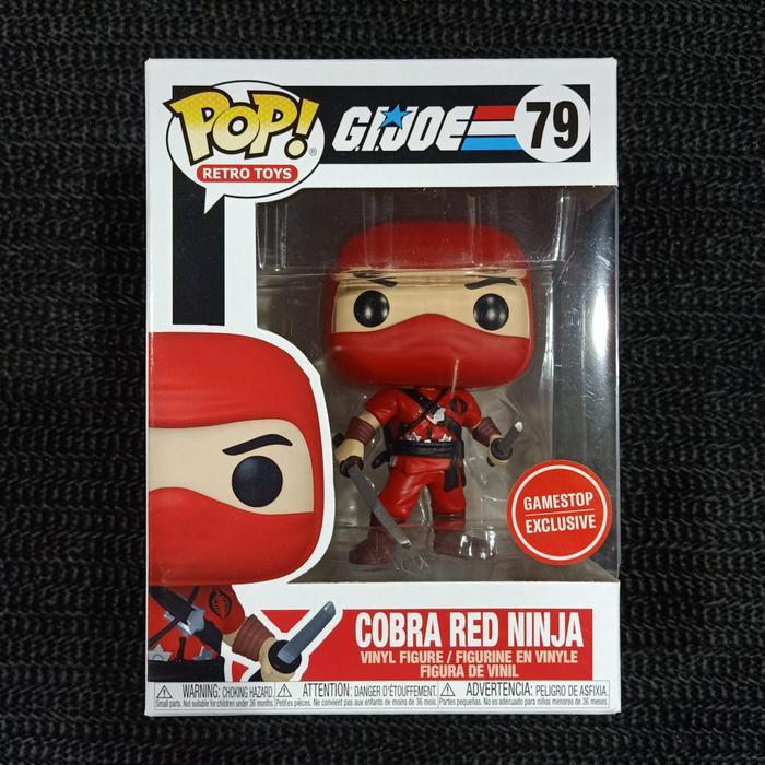 HOT SALE FUNKO POP RETRO GI JOE : COBRA RED NINJA (GAMESTOP EXCLUSIVE) TERMURAH