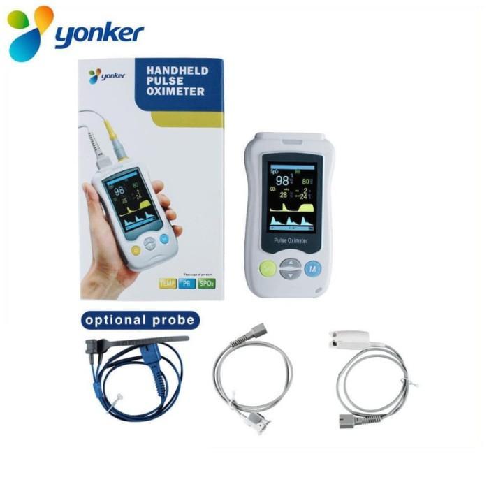 Yonker YK-820B Pulse Oximeter Yonker Handheld Pulse Oximeter Bayi Anak dan Dewasa