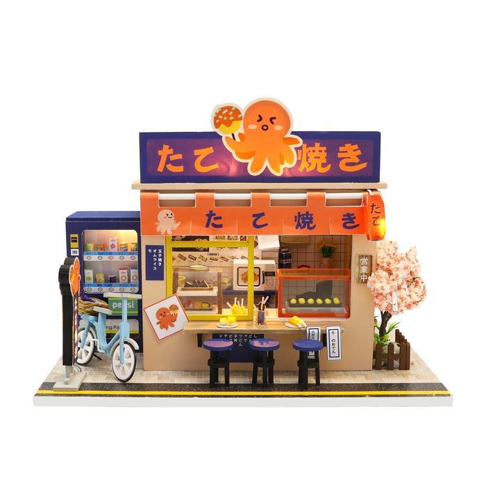 DIY MINIATURE DOLL HOUSE WOODEN / MINIATUR RUMAH BONEKA STAR TAKOYAKI