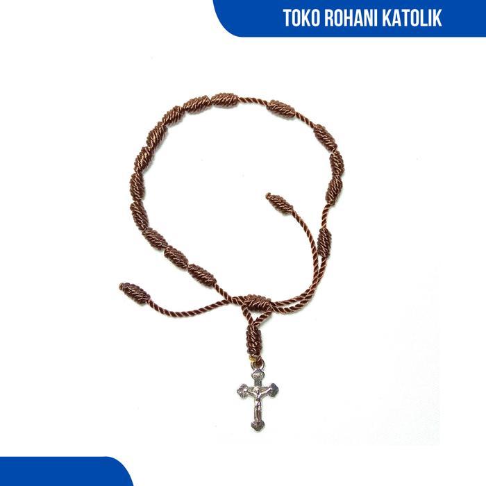 BERKUALITAS GELANG SALIB / GELANG ROSARIO / GELANG TALI / GELANG SALIB WANITA / GELANG SALIB PRIA /