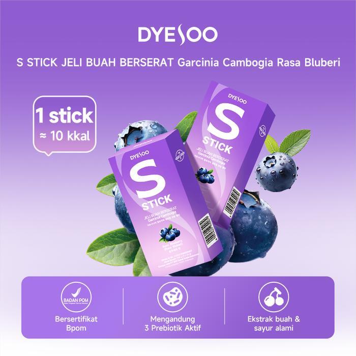 NEW!! [EKA'S FAVOURITE] DyesooS STICK Jeli Rasa Apel Hijau Bluberi Persik- Bersertifikat HALAL