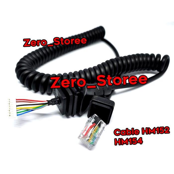 Kabel Mic Icom HM152 Kabel MIG HM-152 Kabel MIK HM 152 ICOM spiral