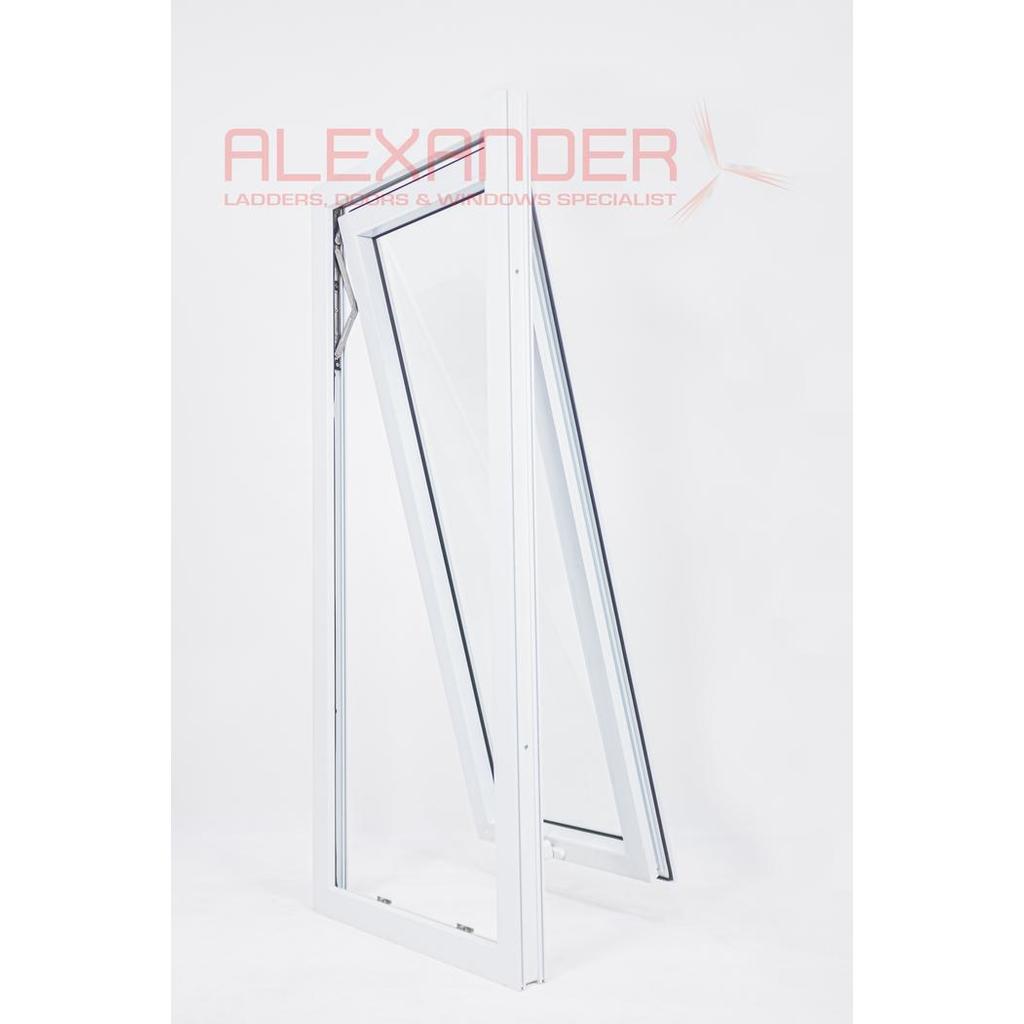 JENDELA RUMAH UPVC SINGLE AWNING / JENDELA JUNGKIT 60X150 ALEXANDER