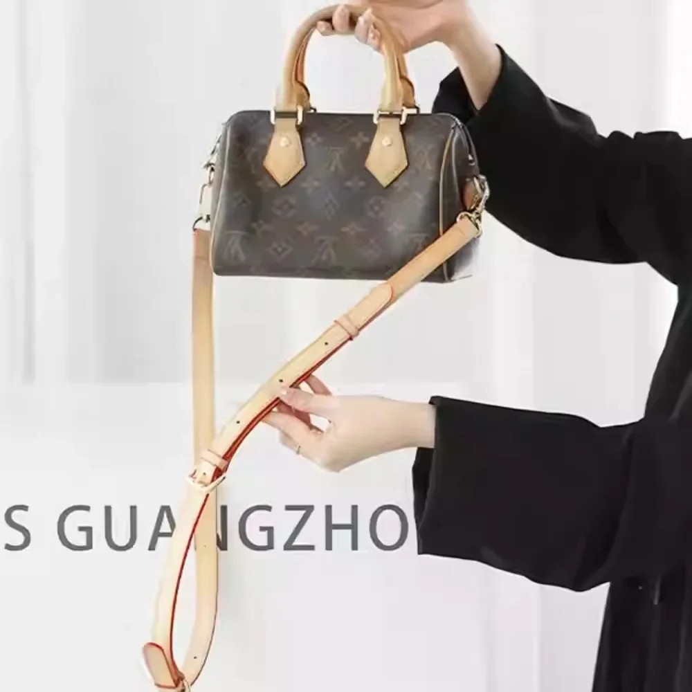 Bag Strap For LV Speedy 20 25 30 Shoulder Strap Checkerboard Bag Lining Canvas Messenger Bag With