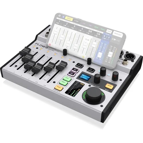 Behringer FLOW 8 FLOW8 Digital Mixer with Bluetooth Audio and Control 10x2 USB Audio Interface Two