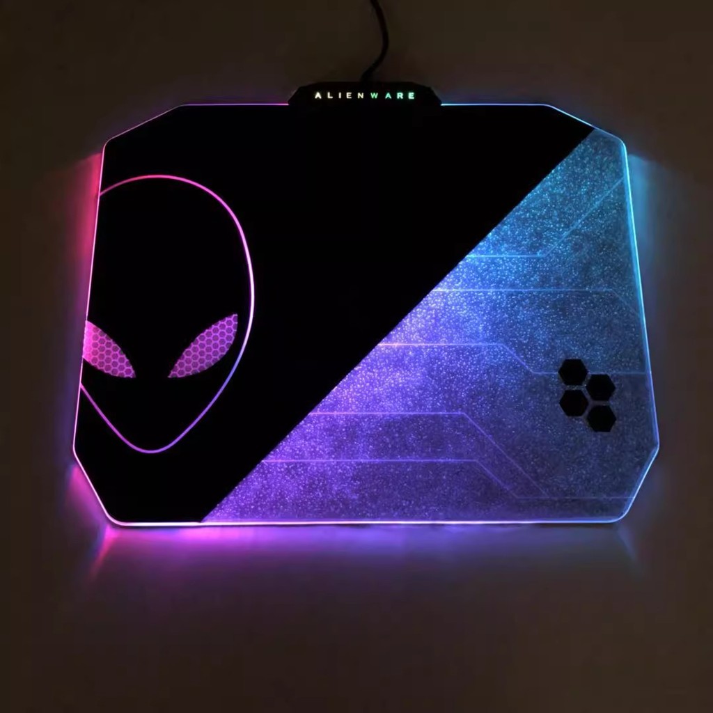 Fashion Mouse Pad for Alienware Esports Game N4 Iridescent RGB Mouse Mod Customization