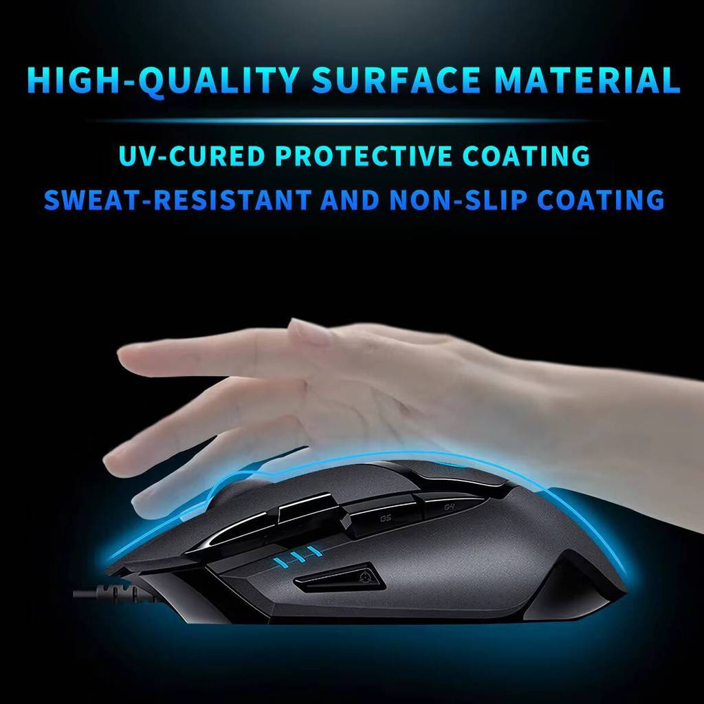 Logitech G402 Gaming Mouse Fusion Engine Tech 4 DPI Settings 32-Bit Processor Anti-Slip for