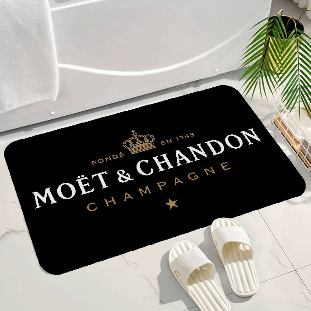 French Champagne Brand Moet & Chandon Room Mats Retro Multiple Choice Living Room Kitchen Rug
