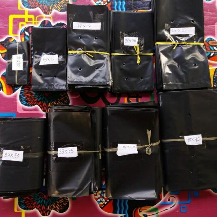 polybag all size Paket polybag berbagai ukuran total berat 5 kg untuk tanaman dan pembibitan 5 kg