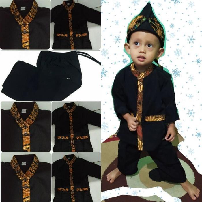 SIAPKIRIM Baju Pangsi Anak POLET BATIK BAJU DAN CELANA / BAJU PANGSI KAMPRET dan Seragam Sekolah TK