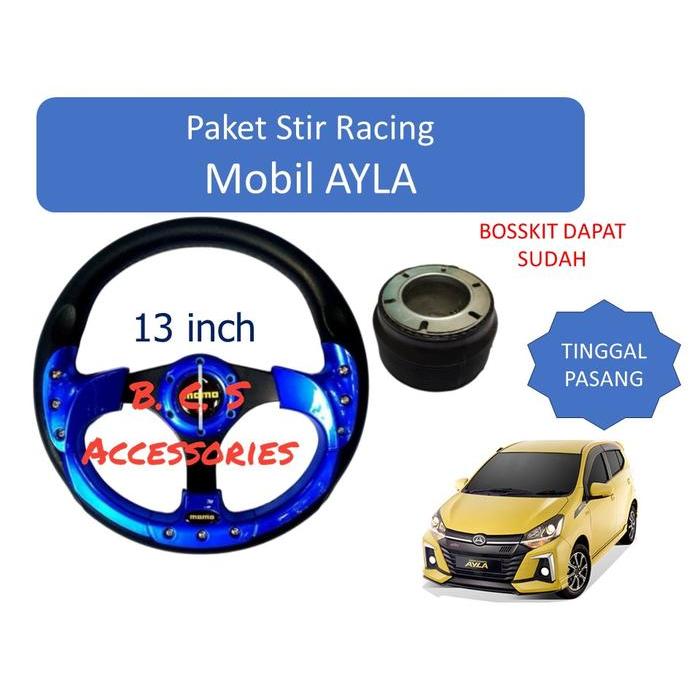 PAKET STIR RACING TINGGAL PASANG KHUSUS MOBIL AYLA- STIR RACING BERKUALITAS UNTUK MOBIL AYLA CAR