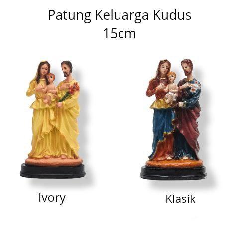 Patung Rohani Keluarga Kudus 15cm Pajangan Katolik Hantaran Pernikahan