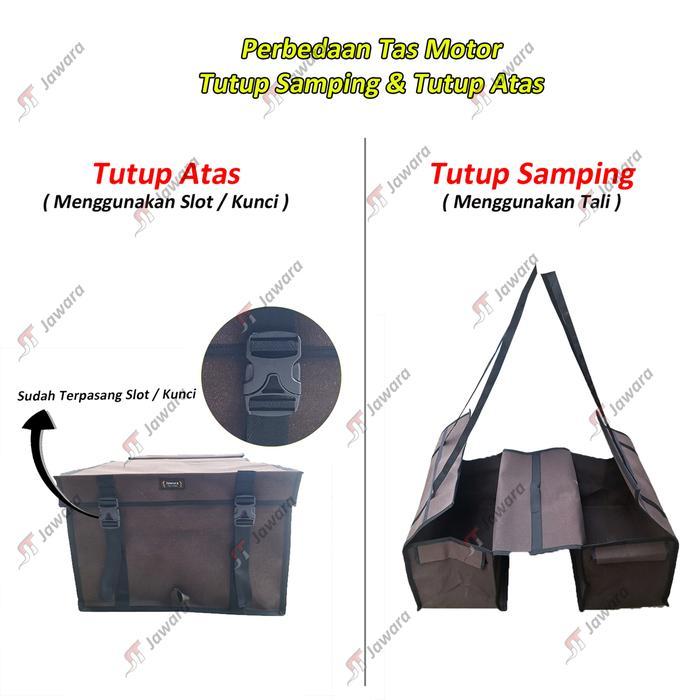 Jawara Tas Motor Kurir Kuat Bahan Kanvas Terpal Truck Original Bandung Tbk