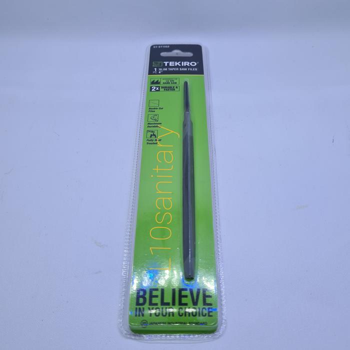 kikir tekiro 4" slim kikir segitiga slim kikir gergaji tekiro