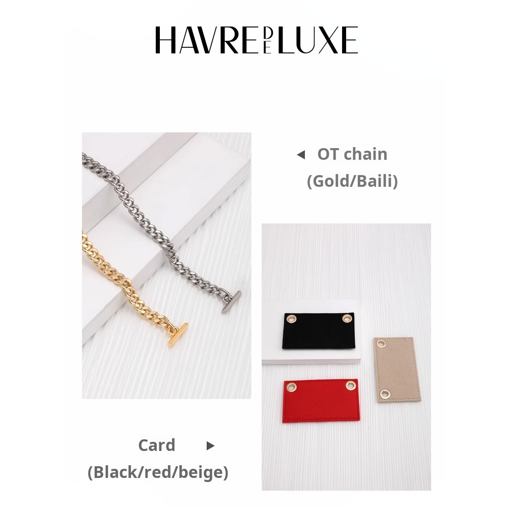 Bag Chain for YSL Bag Wallet Transformation Bag With Metal Chain Crossbody Card Holder Diy Liner