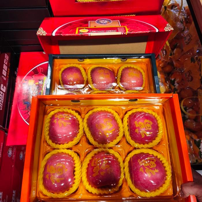 READY STOCK APEL FUJI PREMIUM GIFTSET SUSUN IMLEK - 6'S