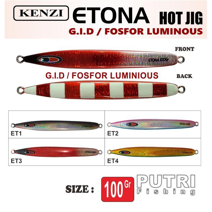BISA COD METAL JIG KENZI ETONA 100 GRAM